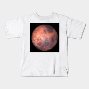 Astrochemistry Planet Mars Space Martians Kids T-Shirt